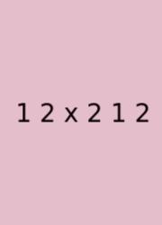 1 2 X 2 1 2