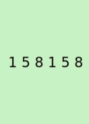 1 5 8 1 5 8