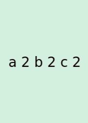 A 2 B 2 C 2