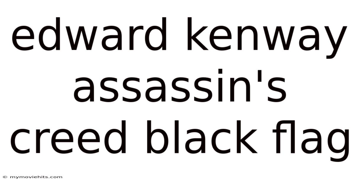 Edward Kenway Assassin's Creed Black Flag