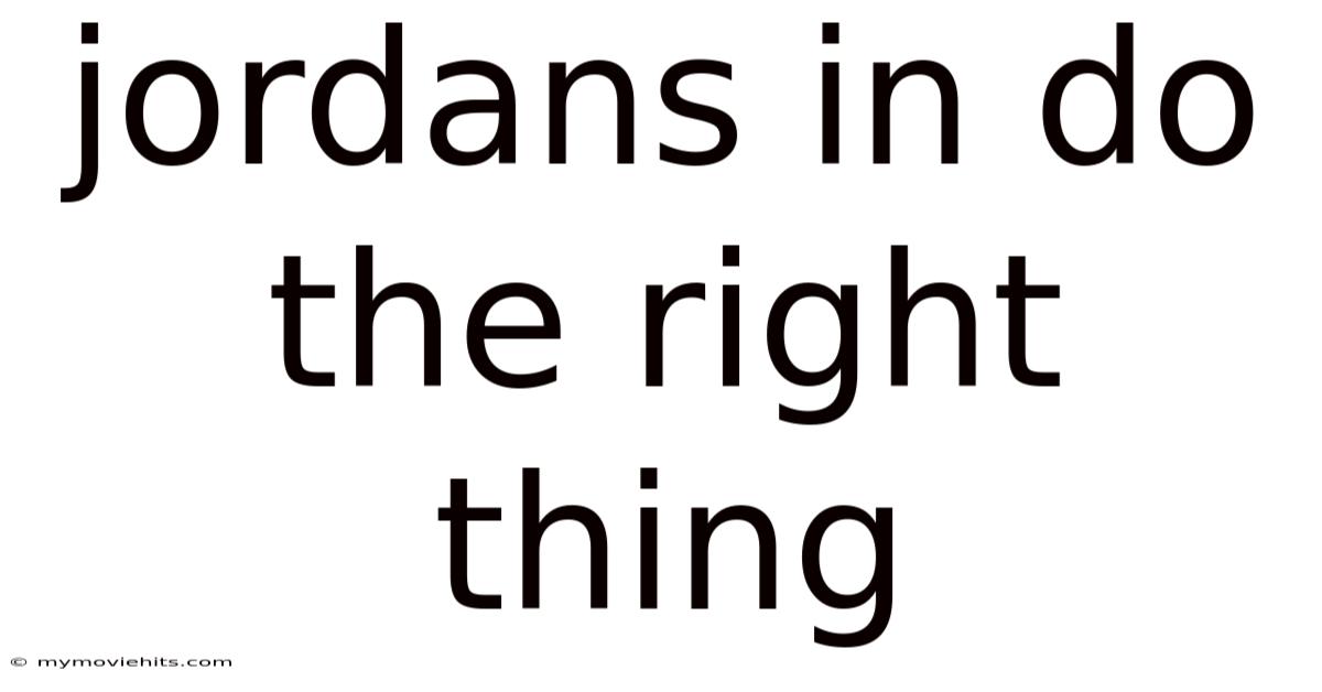 Jordans In Do The Right Thing