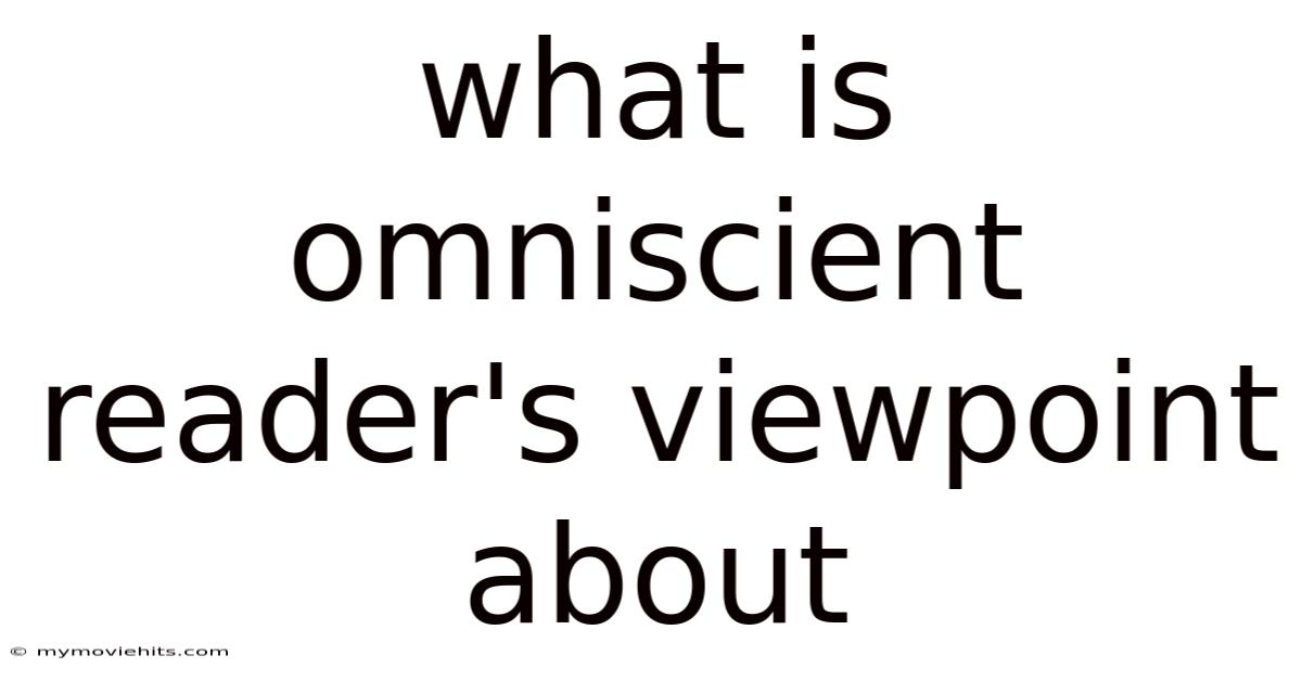 What Is Omniscient Reader's Viewpoint About